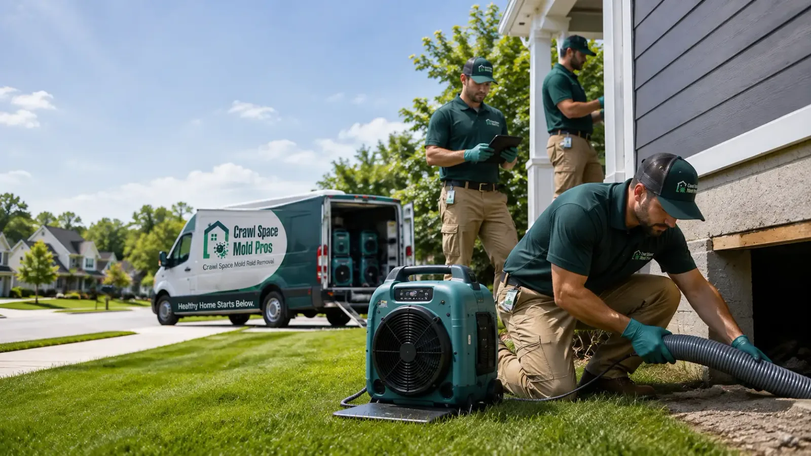 Crawl Space Mold Removal in Mendota, MN